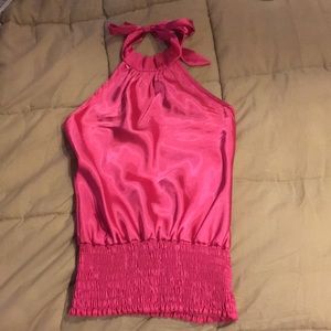 Pink halter top from Charlotte Russe worn 1x Sz S